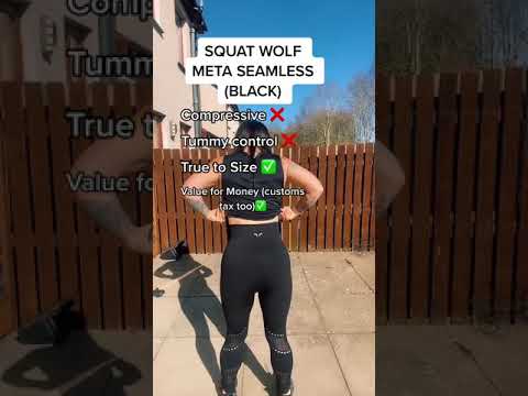 ARE MY LEGGINGS SQUAT PROOF? LETS SEE... #shorts #leggings #squatwolf #squatproof #gymshark